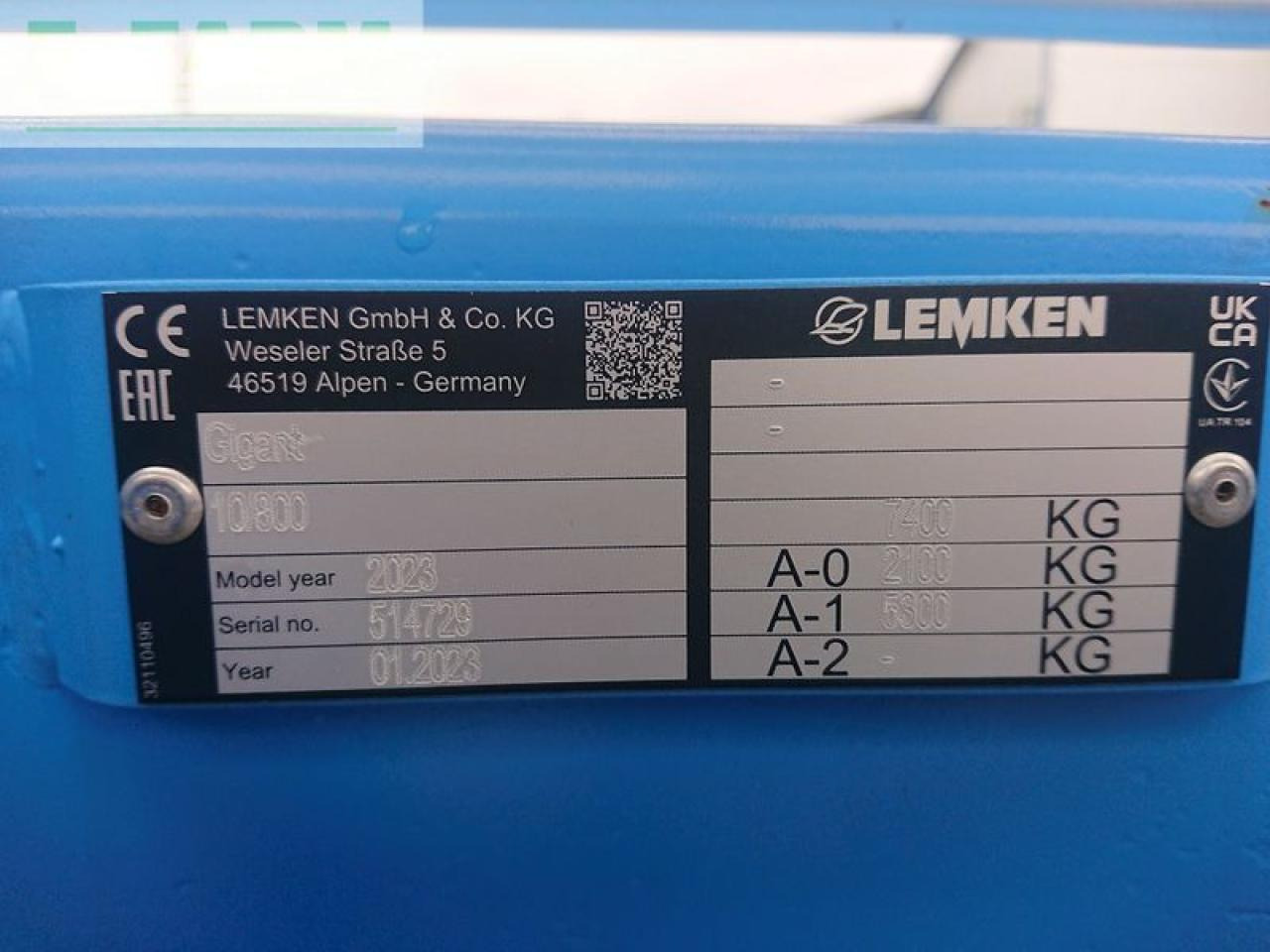 Lemken gigant 10/800 heliodor - Дисковая борона: фото 5 Lemken gigant 10/800 heliodor - Дисковая борона: фото 5