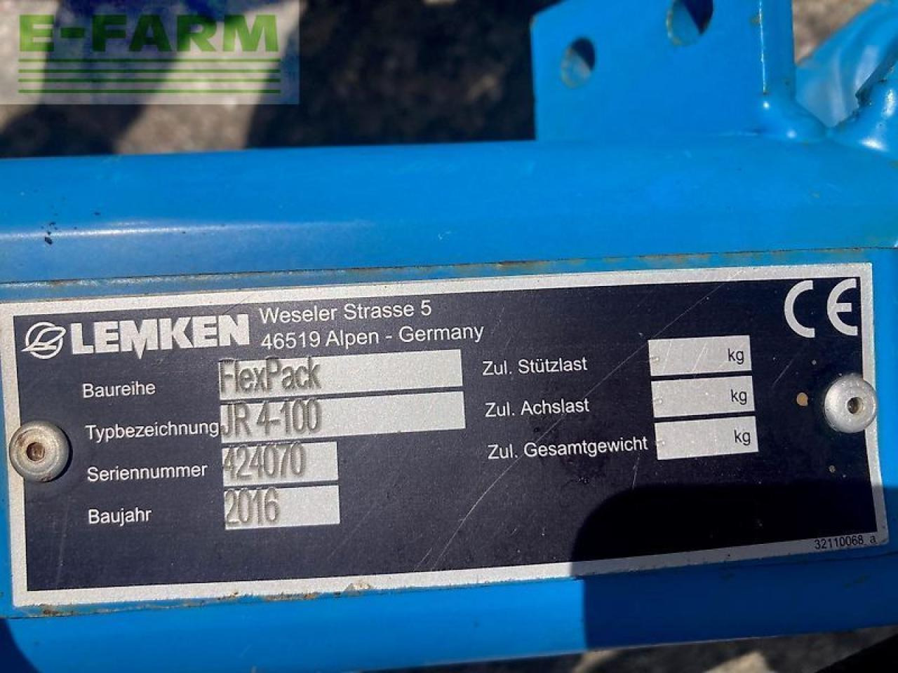 Lemken juwel 7 v 4 n 100 met flexpack - Плуг: фото 2 Lemken juwel 7 v 4 n 100 met flexpack - Плуг: фото 2
