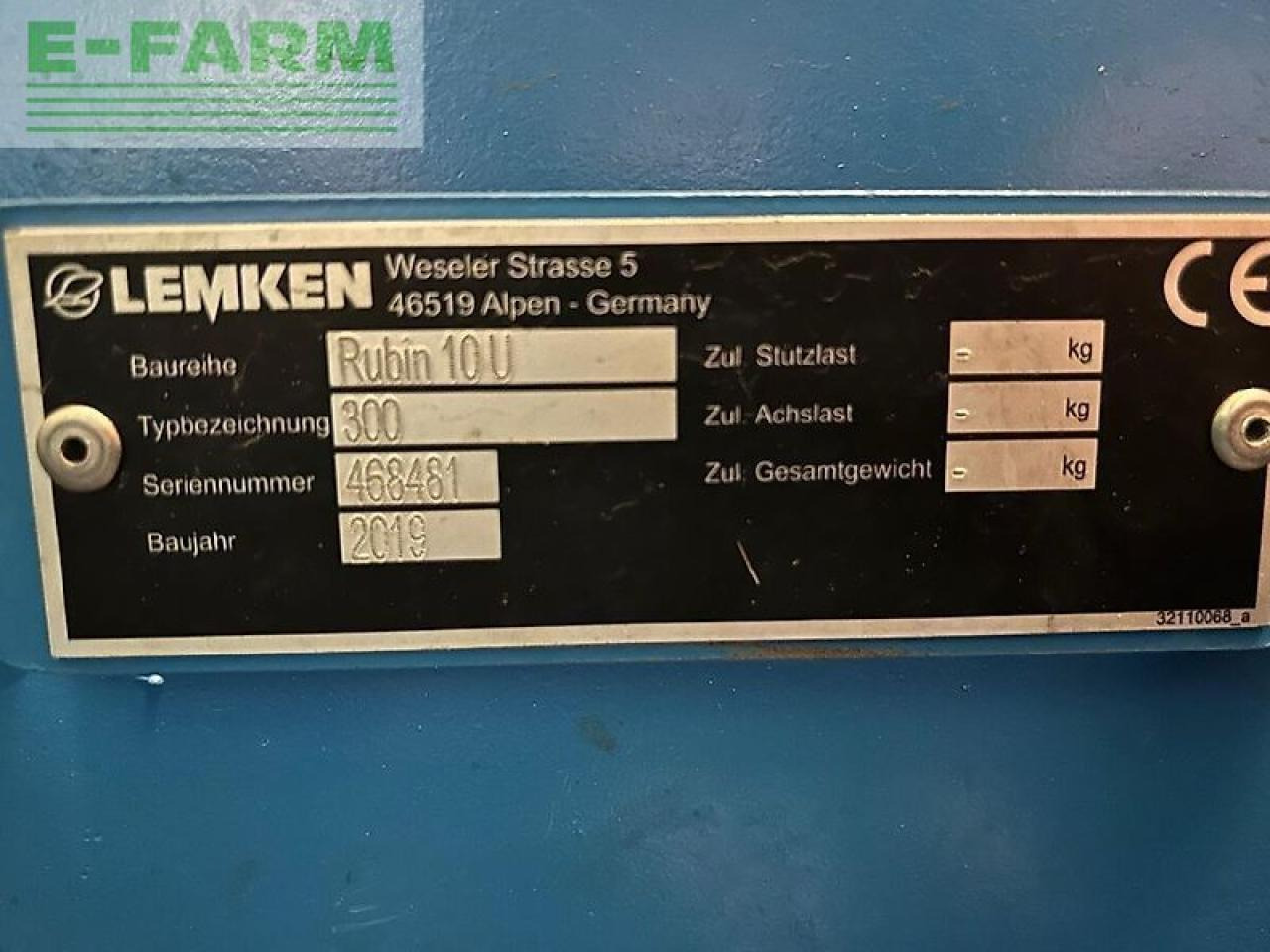 Lemken rubin u 10 - Дисковая борона: фото 5 Lemken rubin u 10 - Дисковая борона: фото 5