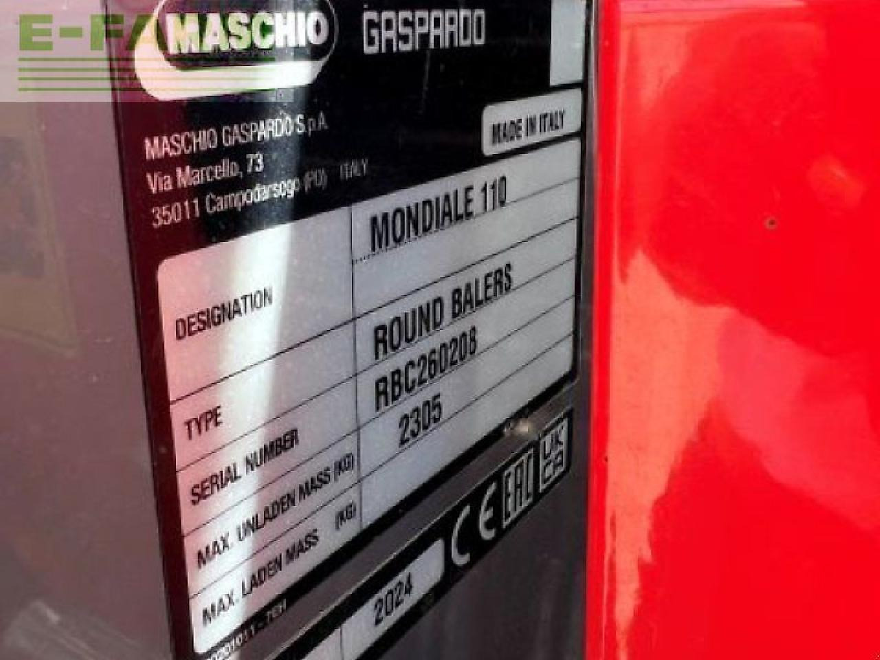 Maschio mondiale 110 topcut maschio fe - Пресс-подборщик тюковый: фото 3 Maschio mondiale 110 topcut maschio fe - Пресс-подборщик тюковый: фото 3