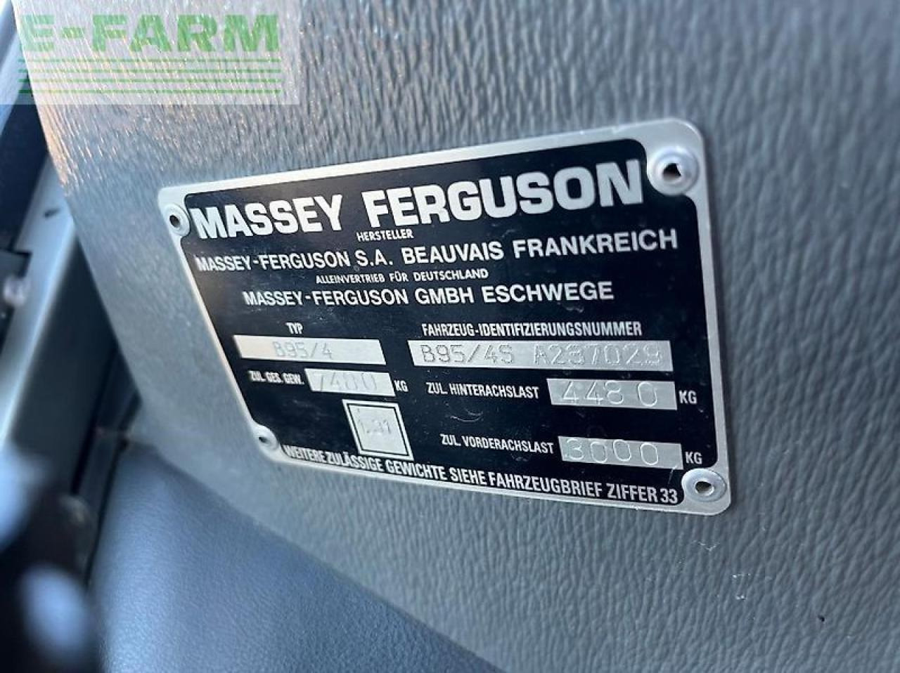 Трактор Massey Ferguson 3085 e: фото 8 Трактор Massey Ferguson 3085 e: фото 8