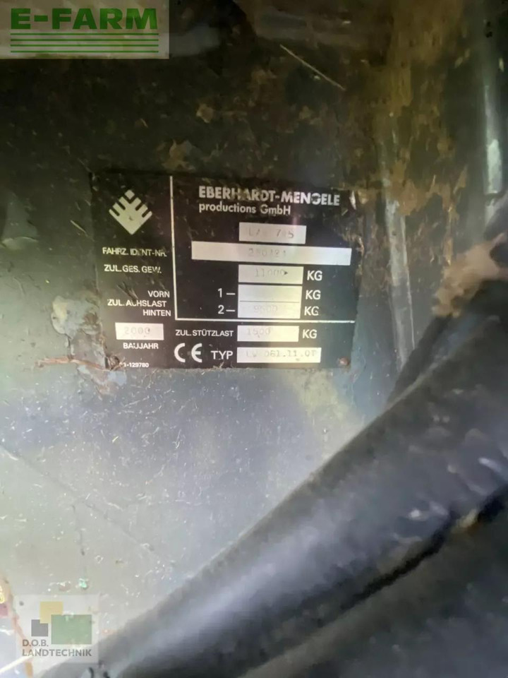 Mengele law 745 - Самозагружающийся прицеп: фото 2 Mengele law 745 - Самозагружающийся прицеп: фото 2