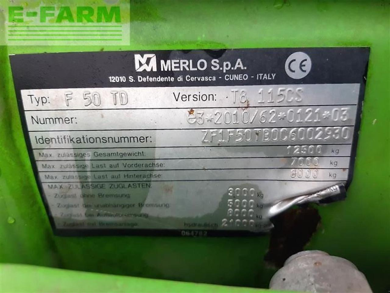 Телескопический погрузчик Merlo gebr. teleskopl. merlo tf 50.8: фото 30