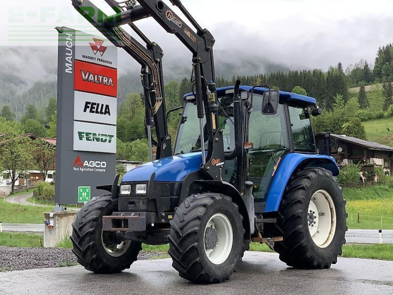 New Holland tl 70 a + hauer frontlader A - Трактор: фото 1 New Holland tl 70 a + hauer frontlader A - Трактор: фото 1