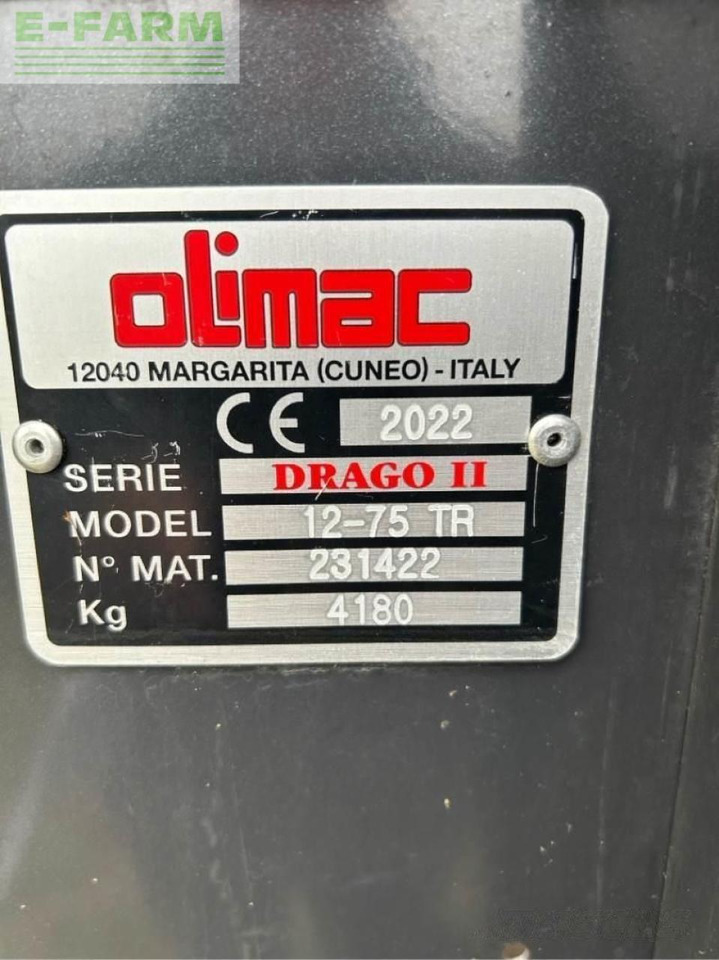 Olimac drago 2 12-75 tr - Оборудование для кормоуборочного комбайна: фото 5 Olimac drago 2 12-75 tr - Оборудование для кормоуборочного комбайна: фото 5