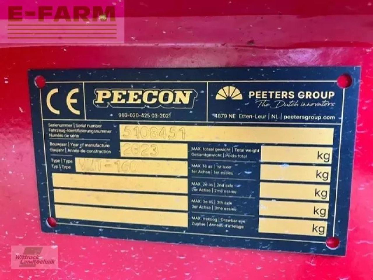 Peecon biga 18 topliner - Инвентарь для животноводства: фото 3 Peecon biga 18 topliner - Инвентарь для животноводства: фото 3