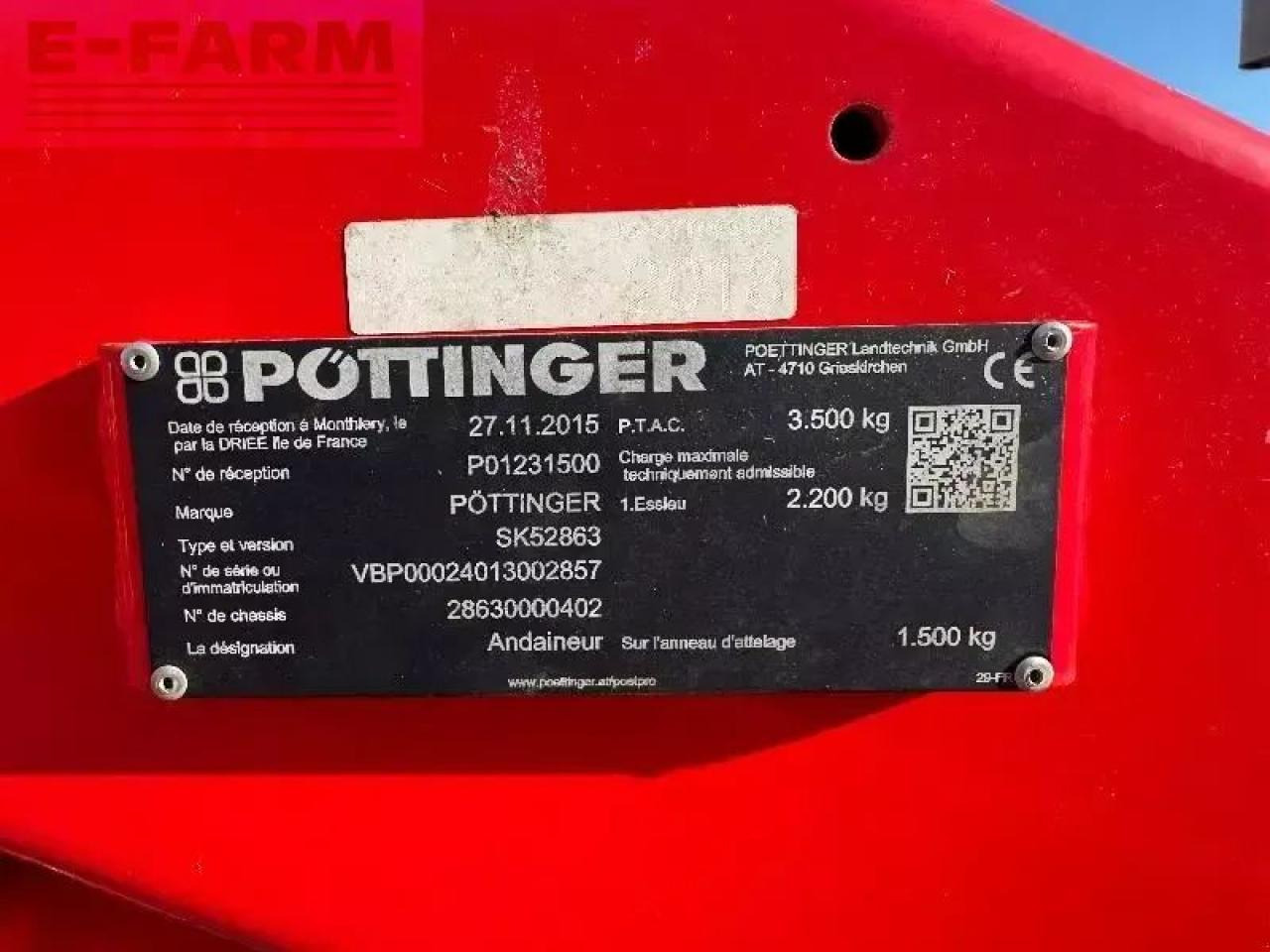 Сеноворошилка Pöttinger top 812: фото 6