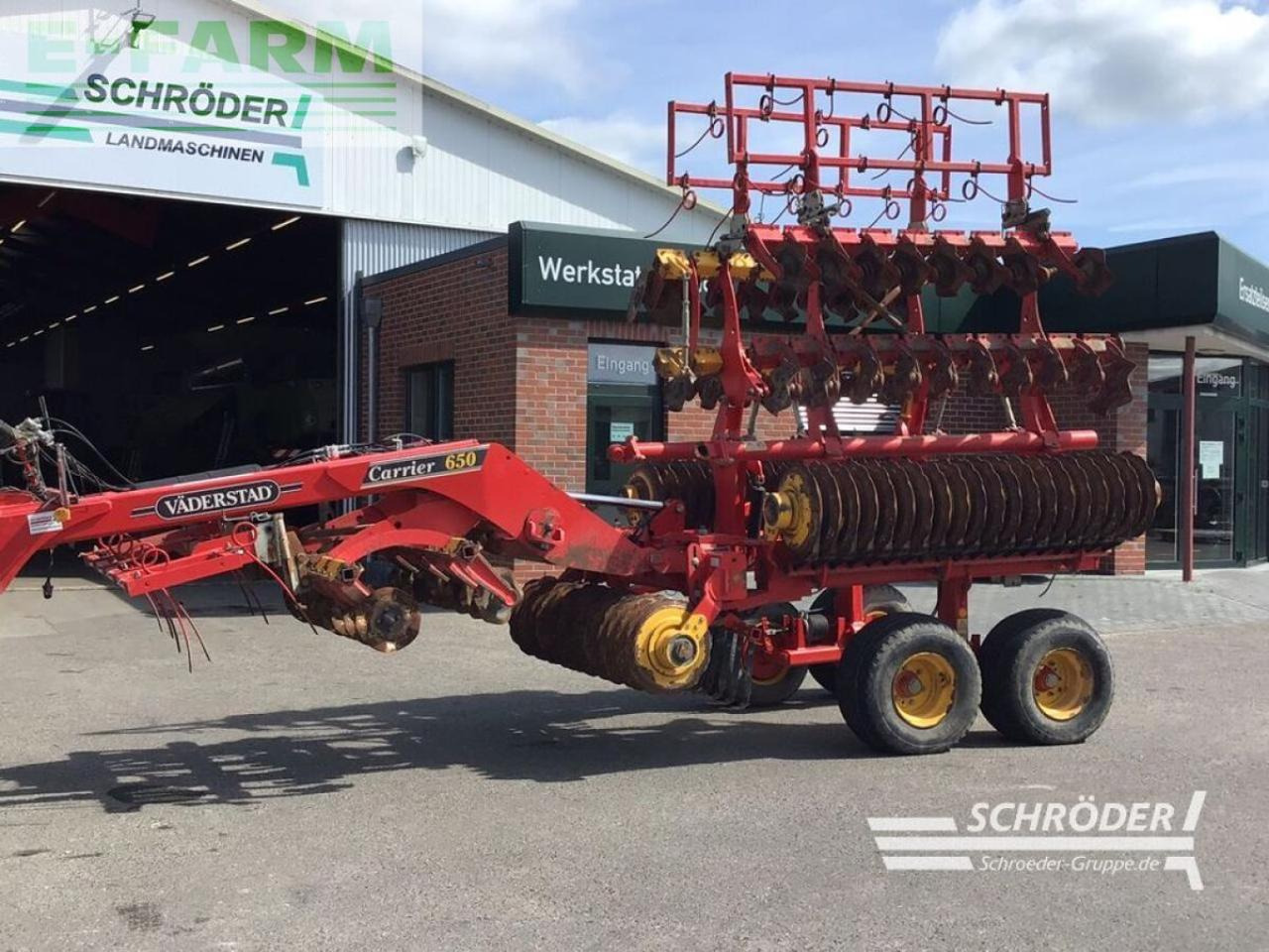 Väderstad carrier 650 classic / cross cutter - Дисковая борона: фото 1 Väderstad carrier 650 classic / cross cutter - Дисковая борона: фото 1