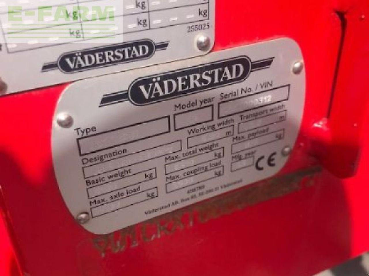 Väderstad scheibenegge carrier xt 525 - Дисковая борона: фото 5 Väderstad scheibenegge carrier xt 525 - Дисковая борона: фото 5