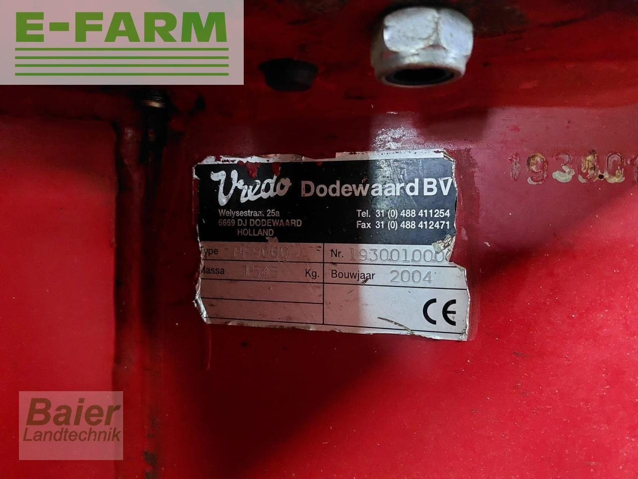 Цистерна для жидкого навоза Vredo pf9000: фото 6