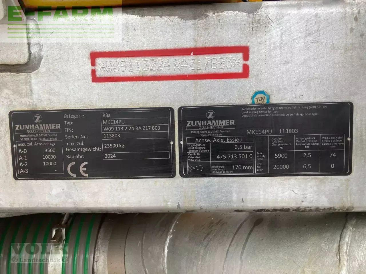 Самоходный опрыскиватель Zunhammer mke14pu eco: фото 8