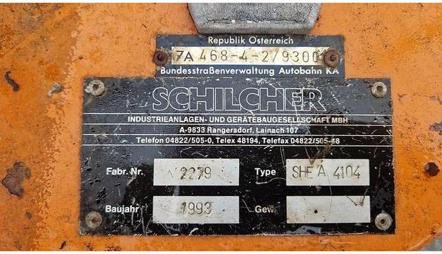 Schilcher SHEA 4104 - Снегоуборочная машина: фото 4 Schilcher SHEA 4104 - Снегоуборочная машина: фото 4