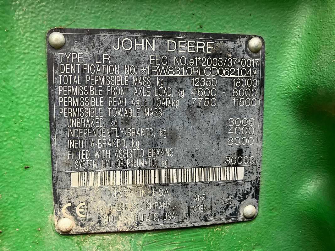 John Deere 8310R - Трактор: фото 5 John Deere 8310R - Трактор: фото 5
