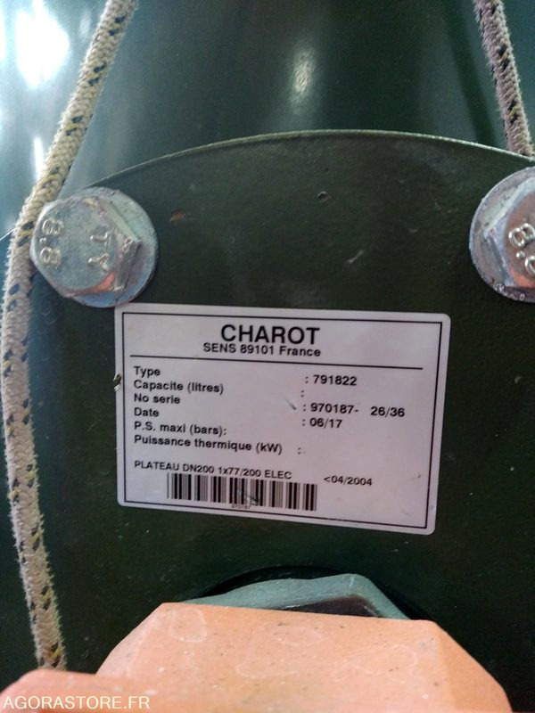 Ballon eau chaude CHAROT 500 litres - Инструмент/ Оборудование: фото 5 Ballon eau chaude CHAROT 500 litres - Инструмент/ Оборудование: фото 5