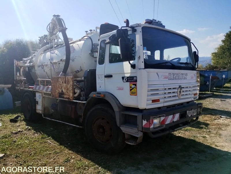 Camion 19t Hydrocureur Renault G300 Maxter – équipement Huwer - Ассенизатор: фото 1 Camion 19t Hydrocureur Renault G300 Maxter – équipement Huwer - Ассенизатор: фото 1