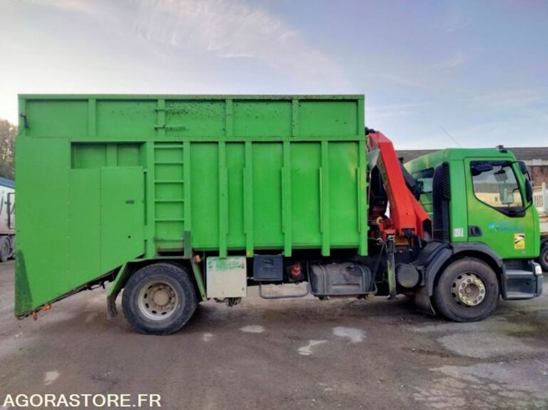 Camion avec benne et grue attenante à la cabine - Мусоровоз: фото 2 Camion avec benne et grue attenante à la cabine - Мусоровоз: фото 2