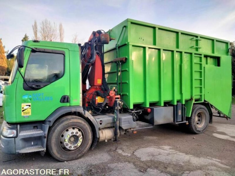 Camion avec benne et grue attenante à la cabine - Мусоровоз: фото 5 Camion avec benne et grue attenante à la cabine - Мусоровоз: фото 5