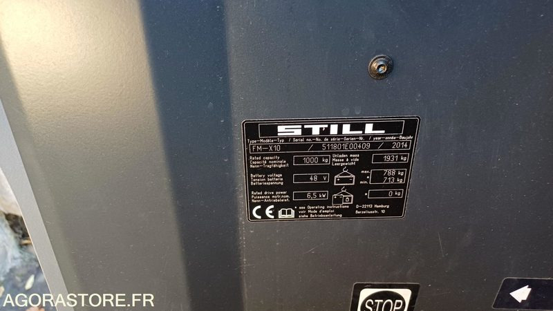 Chariot retractable (Cat.5 R489) STILL FM-X 10 3800H (C649) - Электропогрузчик: фото 4 Chariot retractable (Cat.5 R489) STILL FM-X 10 3800H (C649) - Электропогрузчик: фото 4