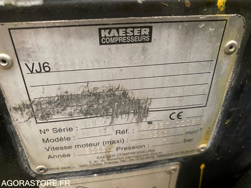 Compresseur KAESER M25 2008 TBE - Воздушный компрессор: фото 2 Compresseur KAESER M25 2008 TBE - Воздушный компрессор: фото 2