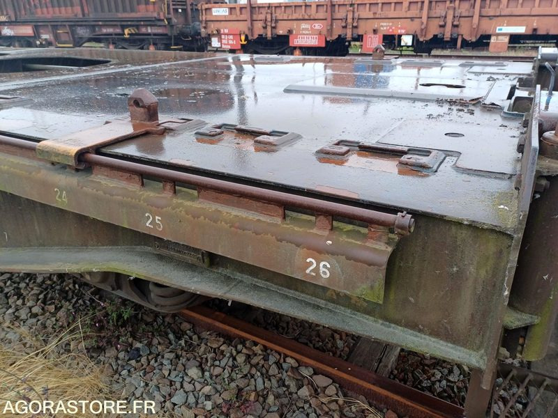 Wagon plat intermodal type Sggnss – modèle 6432B0-4, 72 pieds - 2004 (ref 1561) - Другая техника: фото 4 Wagon plat intermodal type Sggnss – modèle 6432B0-4, 72 pieds - 2004 (ref 1561) - Другая техника: фото 4