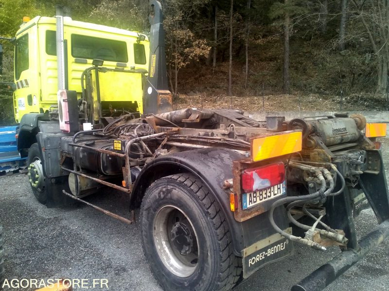Грузовик MAN 18.280 TGM 4X4 , saleuse STRATOS B40K, lame acier, aileron déneigement: фото 12