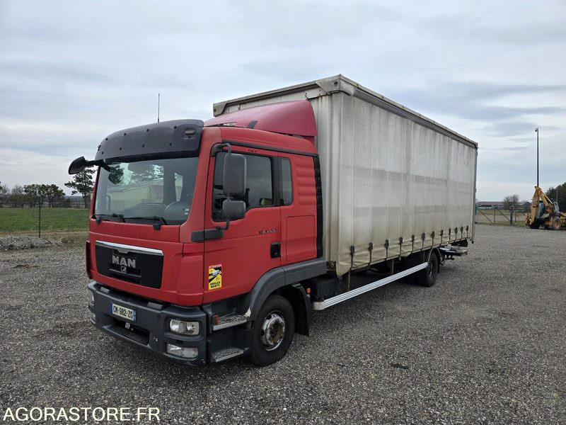 MAN TGL 12.250 - 2012 - 697000km - Camion Ridelles Coulissantes - Грузовик: фото 1 MAN TGL 12.250 - 2012 - 697000km - Camion Ridelles Coulissantes - Грузовик: фото 1