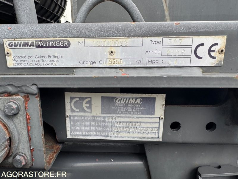 Грузовик Porteur DAF CF460 19T Ampliroll GUIMA - 2009 - 801000km: фото 13