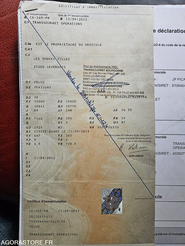 Porteur Volvo frigo - Грузовик: фото 3 Porteur Volvo frigo - Грузовик: фото 3