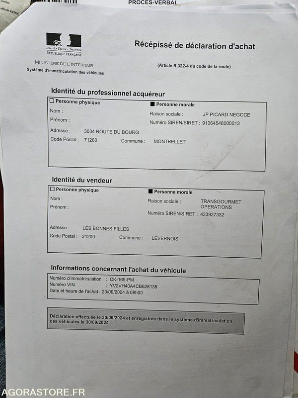 Porteur Volvo frigo - Грузовик: фото 5 Porteur Volvo frigo - Грузовик: фото 5