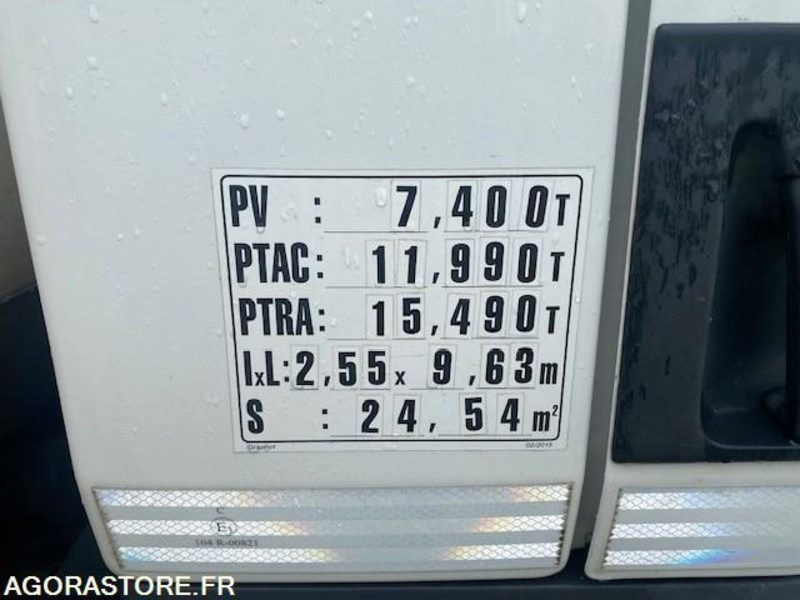 RENAULT FOURGON HAYON D12 - 2017 - 300 000km - Грузовик: фото 3 RENAULT FOURGON HAYON D12 - 2017 - 300 000km - Грузовик: фото 3