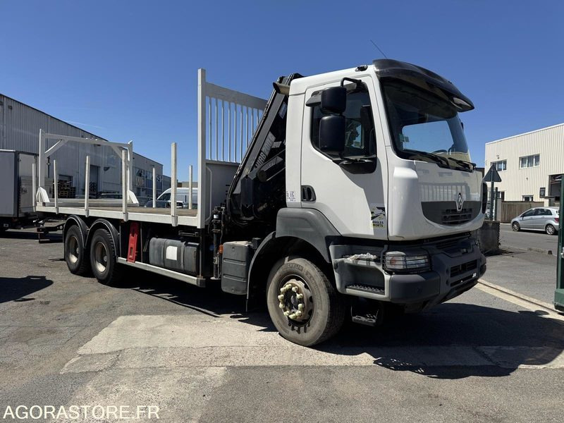 RENAULT KERAX 410.26 - CAMION PLATEAU GRUE - HIAB 200C - 2007 / 359000 - Грузовик: фото 2 RENAULT KERAX 410.26 - CAMION PLATEAU GRUE - HIAB 200C - 2007 / 359000 - Грузовик: фото 2