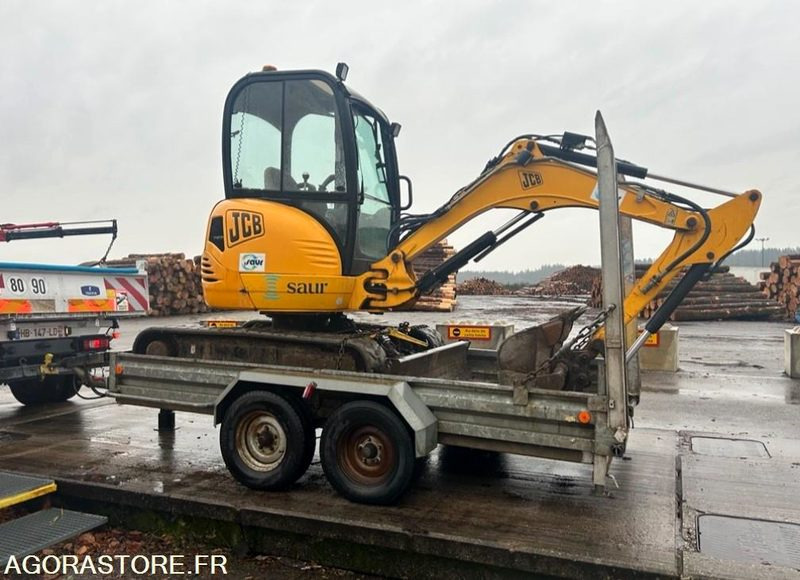 MINIPELLE JCB 2T8 4380H + REMORQUE 3T5 YSM + GODETS + BRH 240KG - Мини-экскаватор: фото 1 MINIPELLE JCB 2T8 4380H + REMORQUE 3T5 YSM + GODETS + BRH 240KG - Мини-экскаватор: фото 1