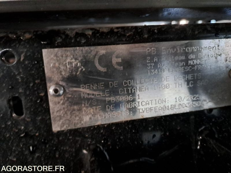 Micro benne - 2015 - 318532kms - DQ032PV - Малотоннажный самосвал: фото 3 Micro benne - 2015 - 318532kms - DQ032PV - Малотоннажный самосвал: фото 3