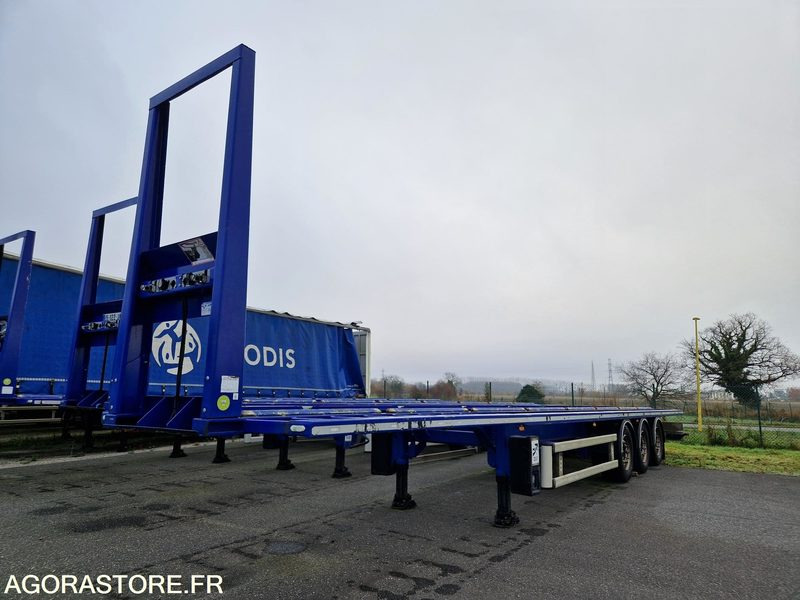 Remorque plateau Asca S322DM - 2019 - FE065JK - Полуприцеп бортовой/ Платформа: фото 1 Remorque plateau Asca S322DM - 2019 - FE065JK - Полуприцеп бортовой/ Платформа: фото 1