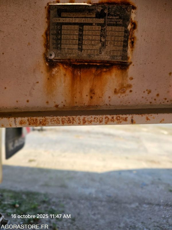 Низкорамный прицеп SEMI-REMORQUE PORTE ENGIN KAISER - 2001 - 128CLW77 (MPE057): фото 8