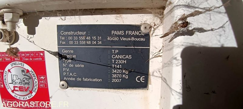 TRACTEUR VALTRA N101H CH-668EQ + CRIBLEUSE CANICAS T230H T141 6334H AM 2007 - Трактор: фото 5 TRACTEUR VALTRA N101H CH-668EQ + CRIBLEUSE CANICAS T230H T141 6334H AM 2007 - Трактор: фото 5