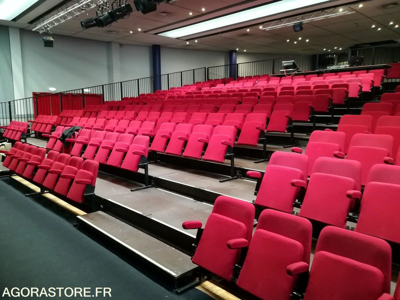 Tribune Samia Systema 2000 - 244 places (gradin salle de spectacle / théâtre) - Инструмент/ Оборудование: фото 1 Tribune Samia Systema 2000 - 244 places (gradin salle de spectacle / théâtre) - Инструмент/ Оборудование: фото 1