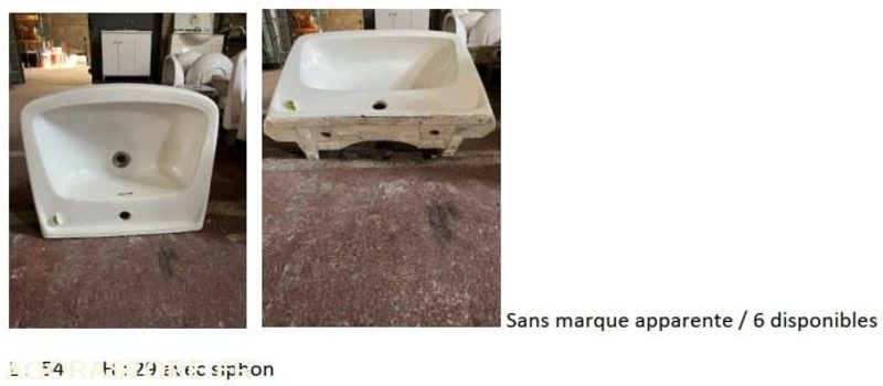 Vasques simples - Инструмент/ Оборудование: фото 4 Vasques simples - Инструмент/ Оборудование: фото 4