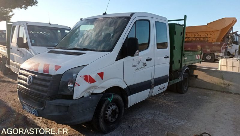 Wolkswagen Crafter Double cabine benne - 2013 - CX-238-EQ - Малотоннажный самосвал: фото 1 Wolkswagen Crafter Double cabine benne - 2013 - CX-238-EQ - Малотоннажный самосвал: фото 1