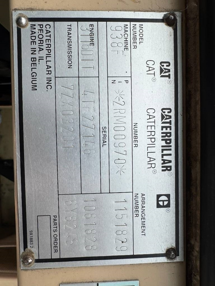 CAT 938 F II - Колёсный погрузчик: фото 5 CAT 938 F II - Колёсный погрузчик: фото 5