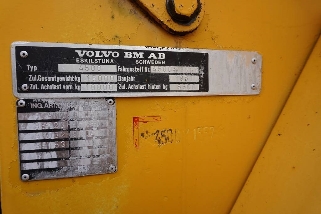 Volvo 4500 - Колёсный погрузчик: фото 4 Volvo 4500 - Колёсный погрузчик: фото 4