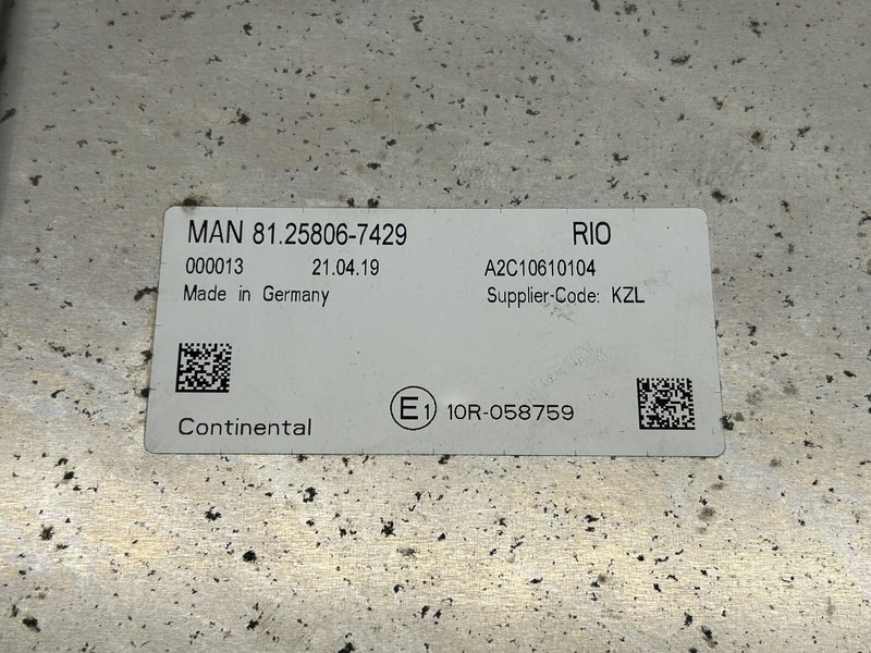 MAN RIO unit - Блок управления для Грузовиков: фото 4 MAN RIO unit - Блок управления для Грузовиков: фото 4