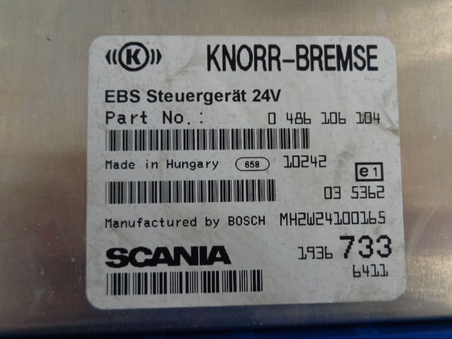 Scania EBS - Блок управления для Грузовиков: фото 2 Scania EBS - Блок управления для Грузовиков: фото 2