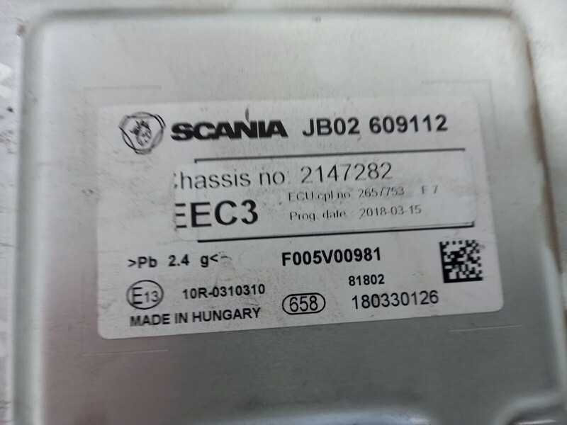 Scania EEC3 - Блок управления для Грузовиков: фото 3 Scania EEC3 - Блок управления для Грузовиков: фото 3