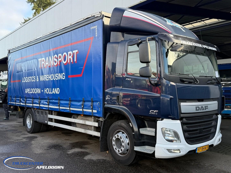 DAF CF 250 FA Euro 6, Schuifdak, Laadklep - Тентованный грузовик: фото 1 DAF CF 250 FA Euro 6, Schuifdak, Laadklep - Тентованный грузовик: фото 1