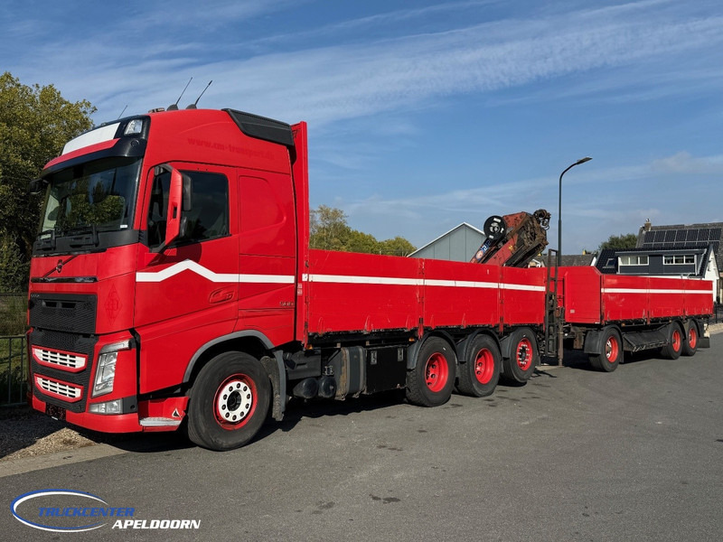 Volvo FH 500 8x4, HMF 2120 K4 + Rotator, + Krone trailer - Грузовик бортовой/ Платформа, Автоманипулятор: фото 1 Volvo FH 500 8x4, HMF 2120 K4 + Rotator, + Krone trailer - Грузовик бортовой/ Платформа, Автоманипулятор: фото 1