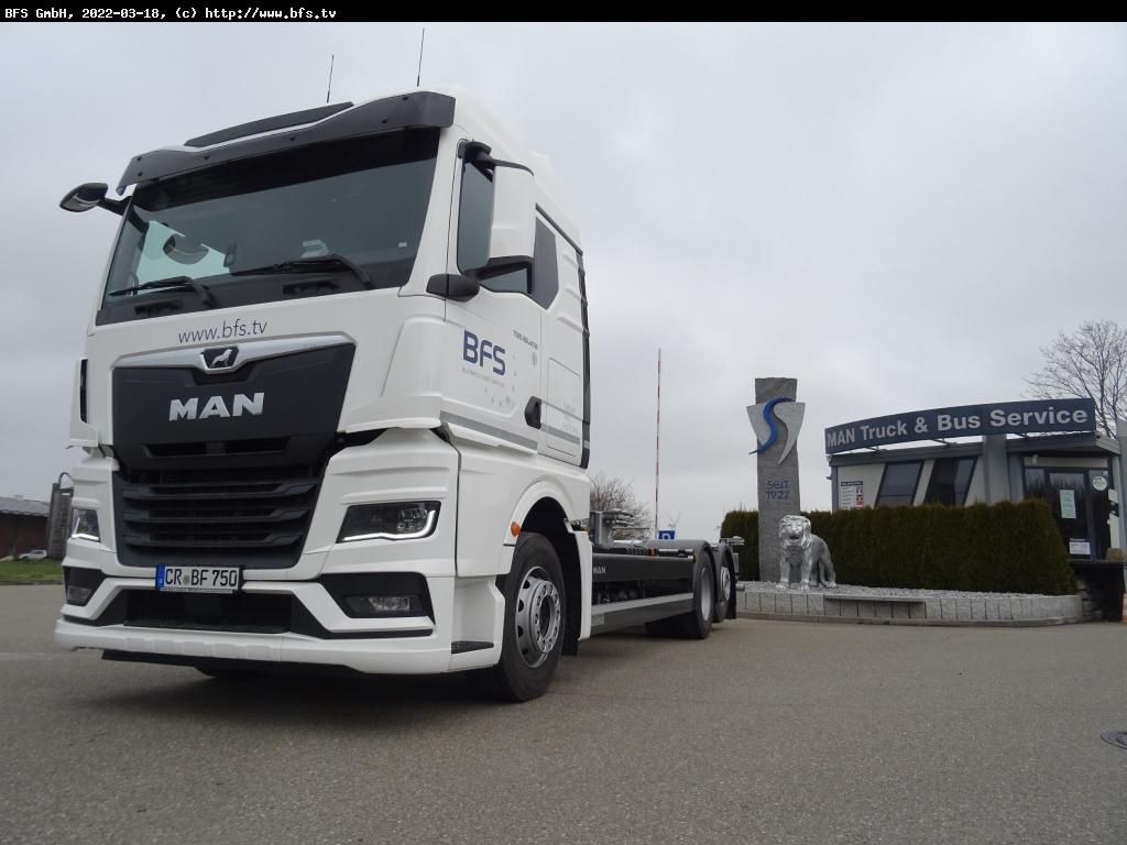 MAN TGX (TG3) 26.470 6x2-4 LL BDF Mildner - Грузовик-контейнеровоз/ Сменный кузов: фото 1 MAN TGX (TG3) 26.470 6x2-4 LL BDF Mildner - Грузовик-контейнеровоз/ Сменный кузов: фото 1