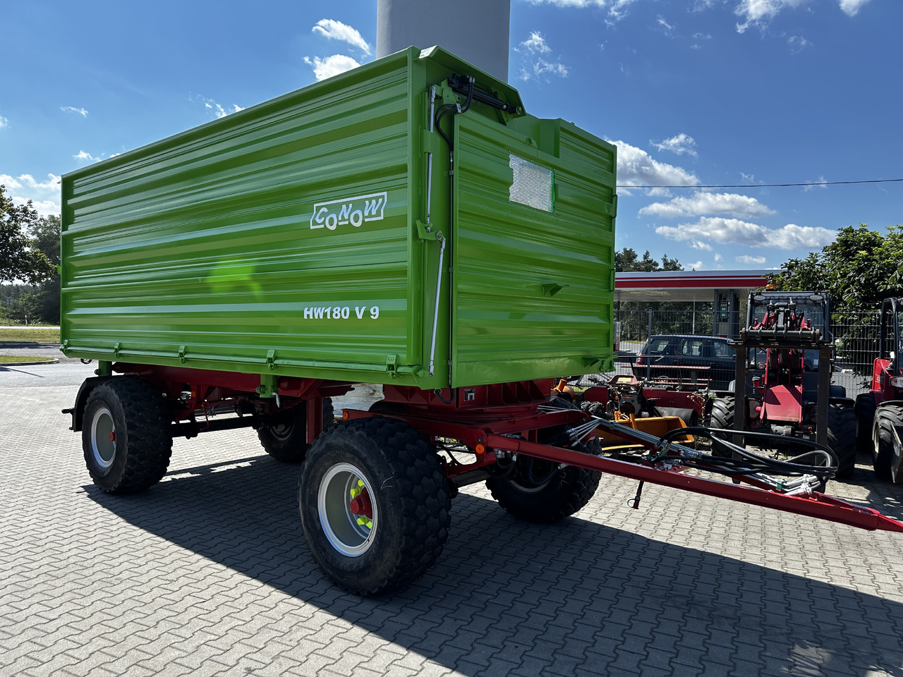 Сельскохозяйственный прицеп-самосвал Conow HW 180 V 9 3 strony wywrot 18 ton: фото 9