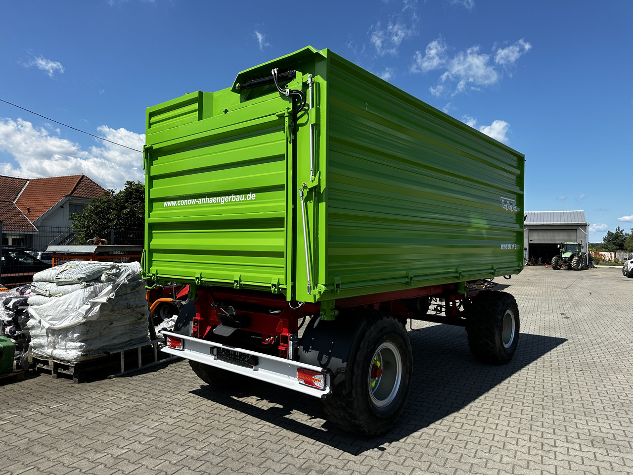Сельскохозяйственный прицеп-самосвал Conow HW 180 V 9 3 strony wywrot 18 ton: фото 13