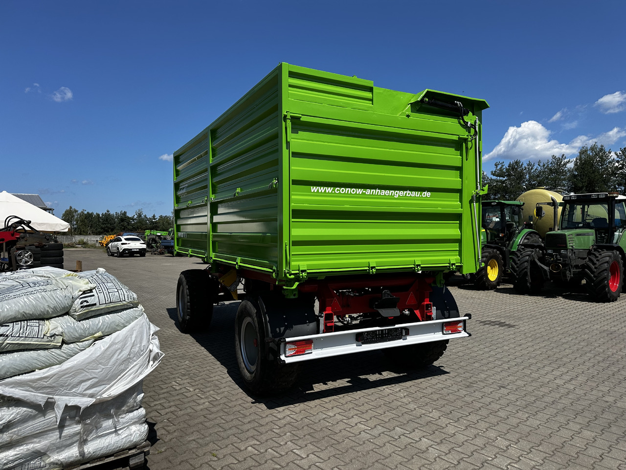 Сельскохозяйственный прицеп-самосвал Conow HW 180 V 9 3 strony wywrot 18 ton: фото 14